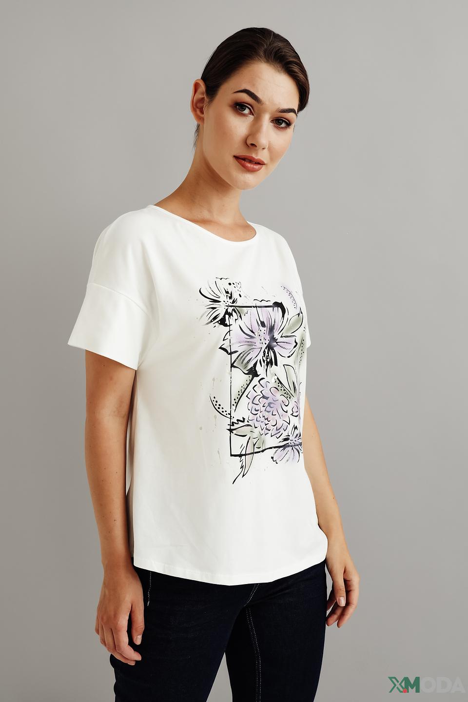 Футболка Lisa Campione с цветочным принтом