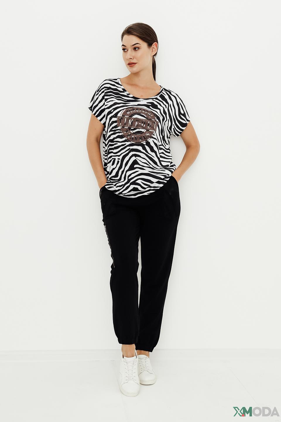 Блуза Monari принт зебра