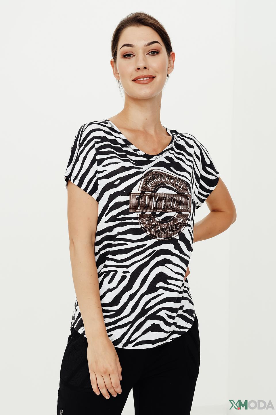 Блуза Monari принт зебра