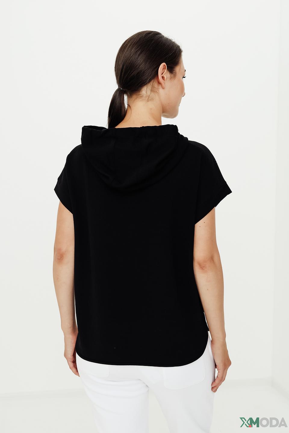 Блуза Monari с принтом чёрная