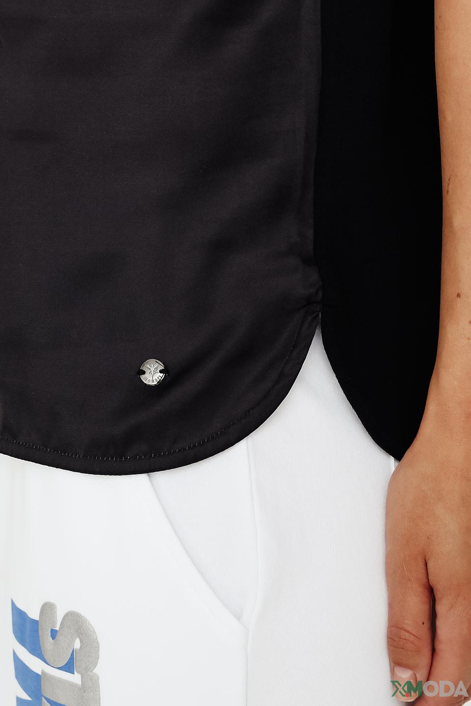 Блуза Monari с принтом чёрная