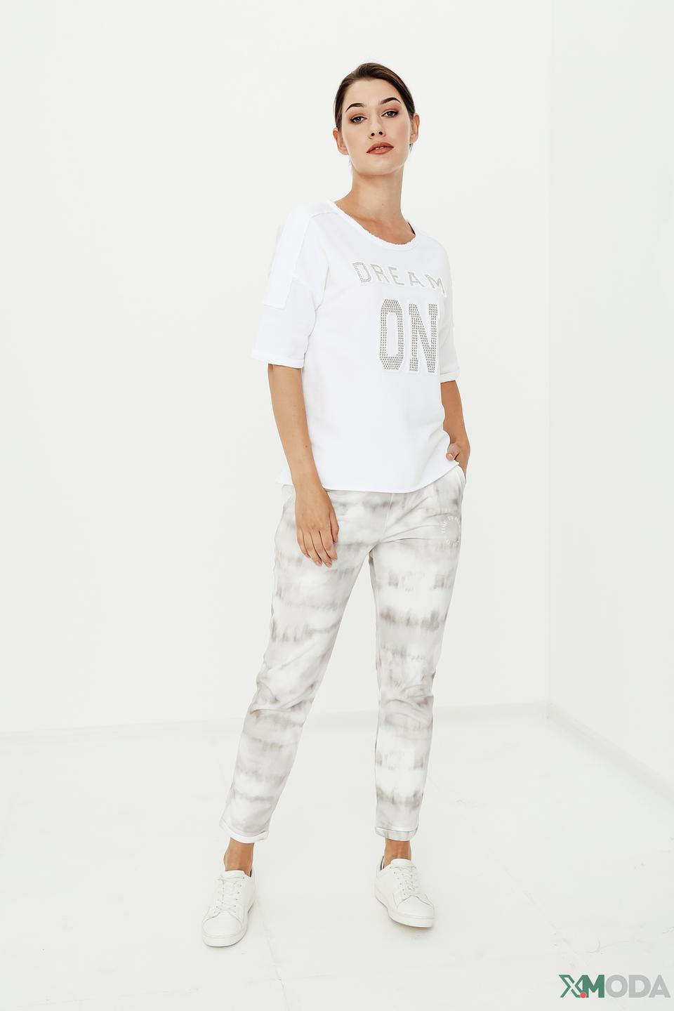 Брюки Monari tie-dye серые