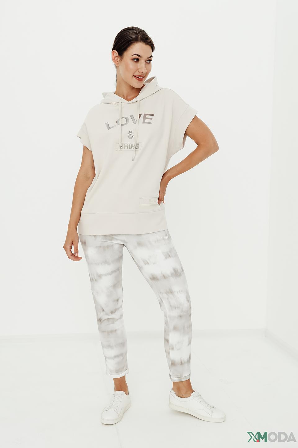 Брюки Monari tie-dye серые