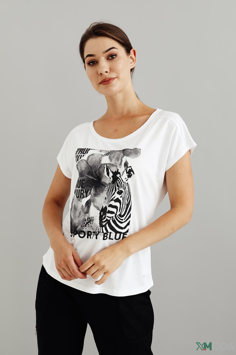 Футболка Monari с принтом зебры