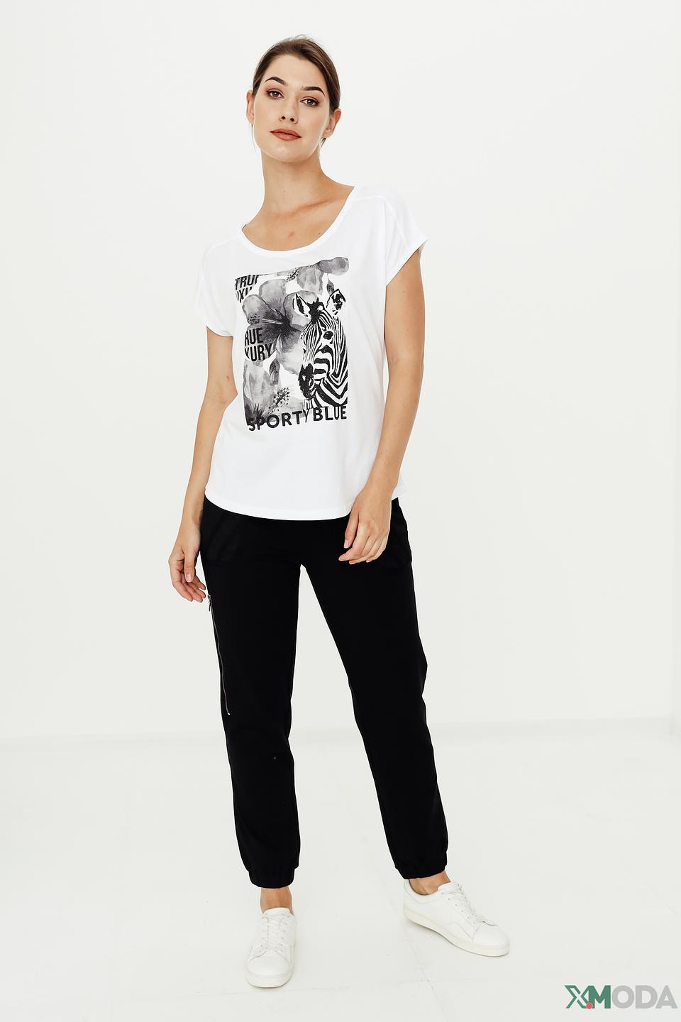 Футболка Monari с принтом зебры