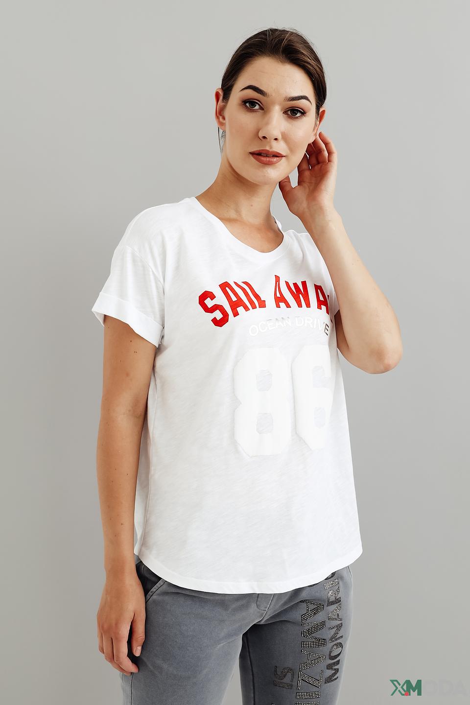 Футболка Monari с принтом Sail Away