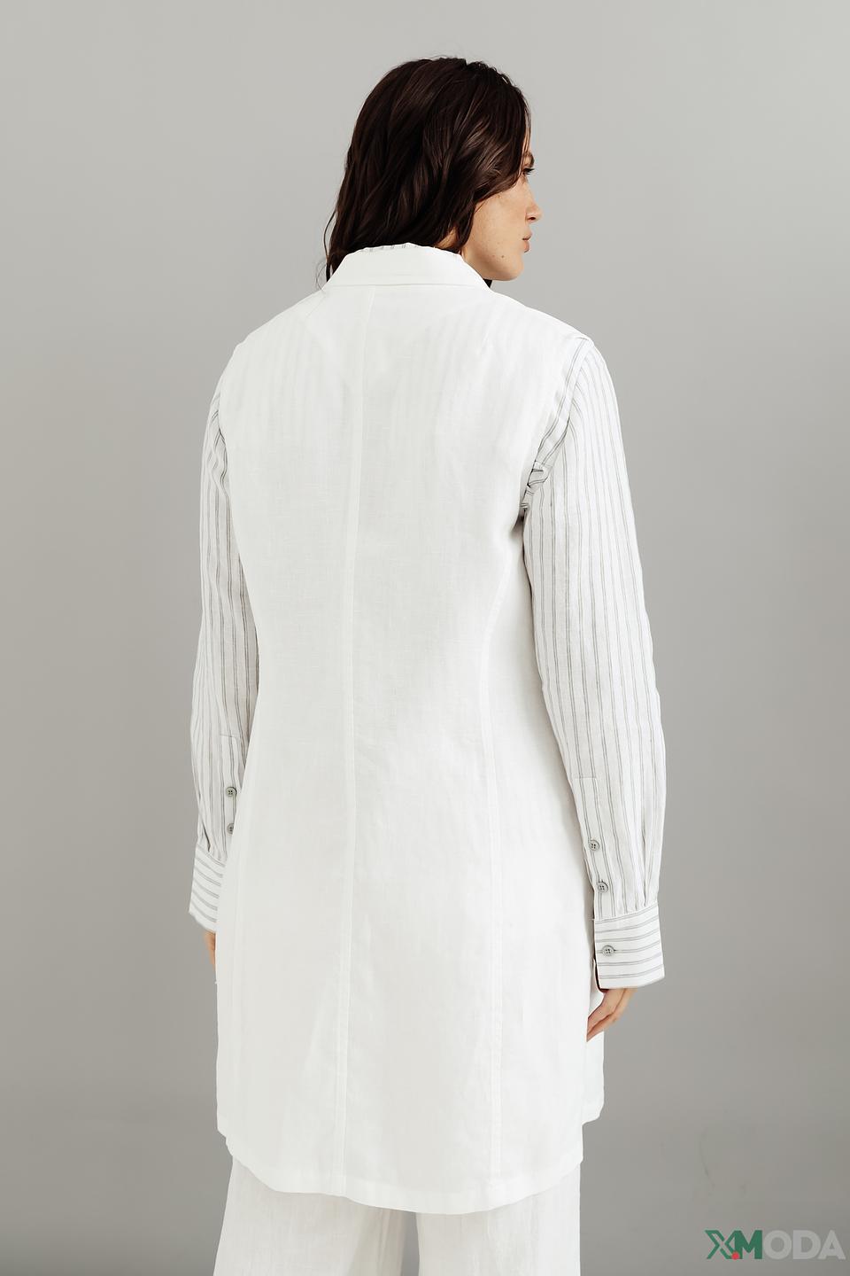 Жилет Marc Aurel льняной белый