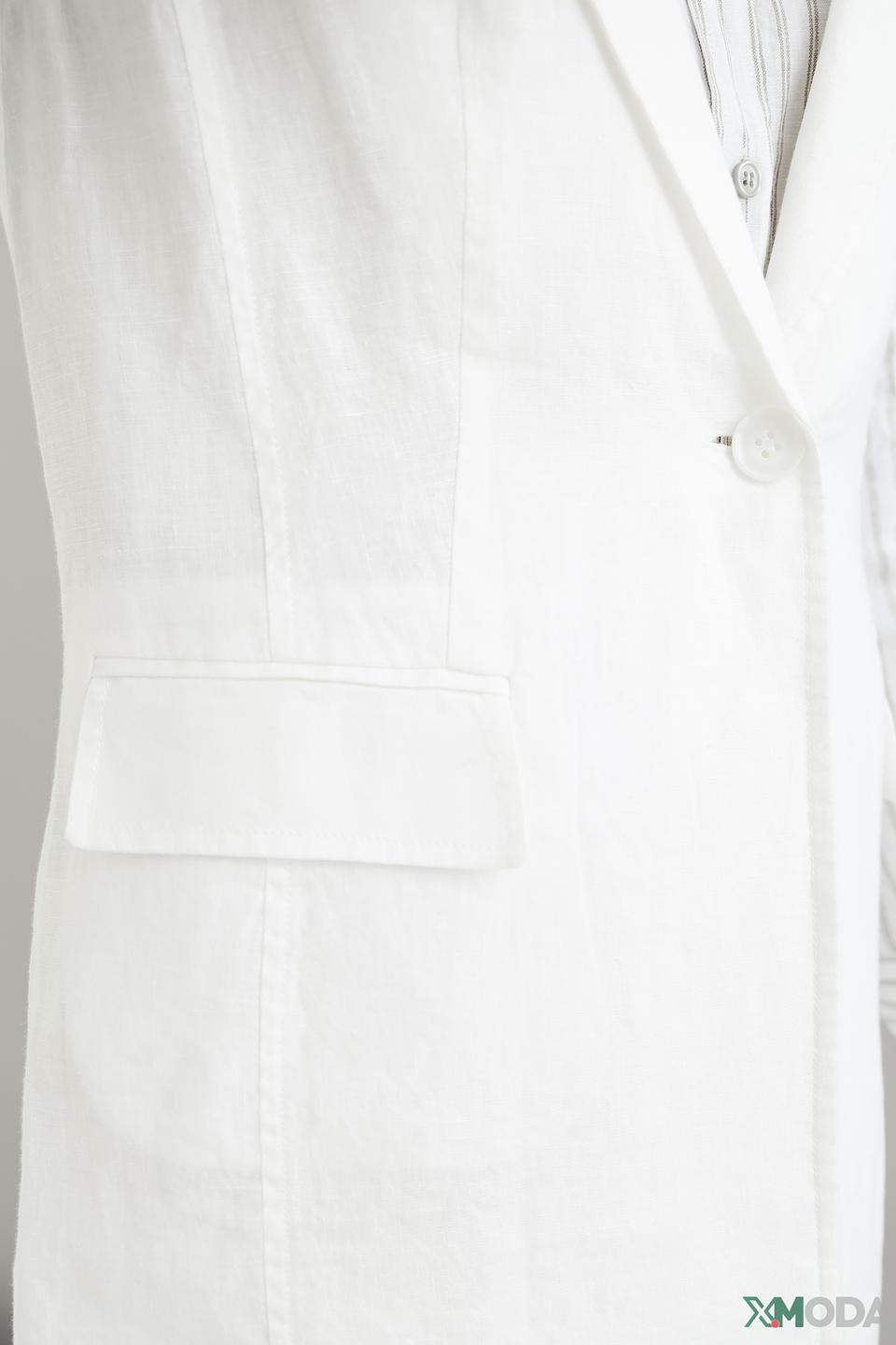Жилет Marc Aurel льняной белый