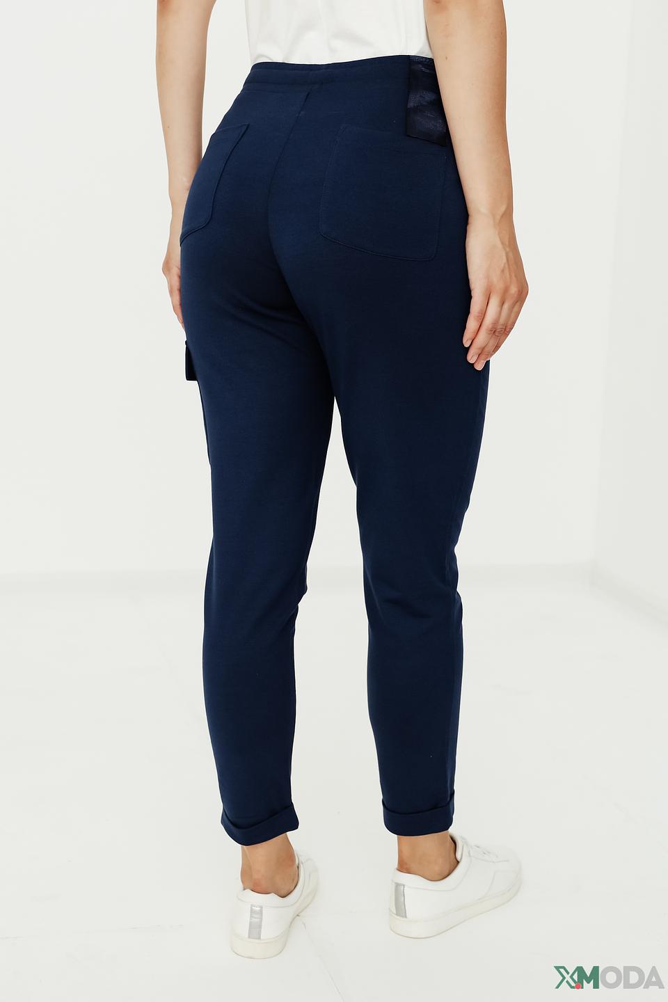 Брюки трикотажные Lecomte синие