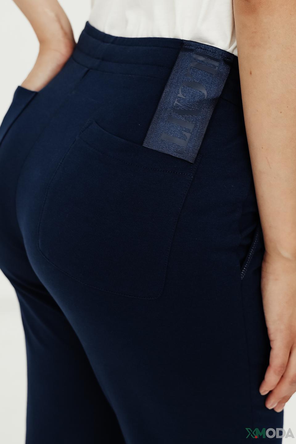 Брюки трикотажные Lecomte синие