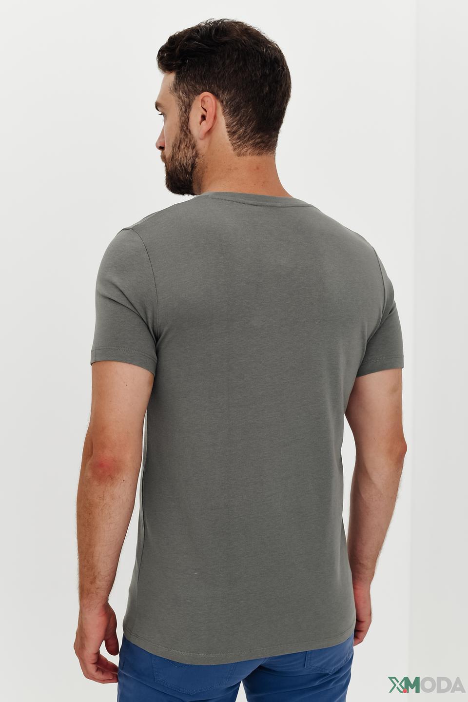 Футболка s.Oliver серая с принтом