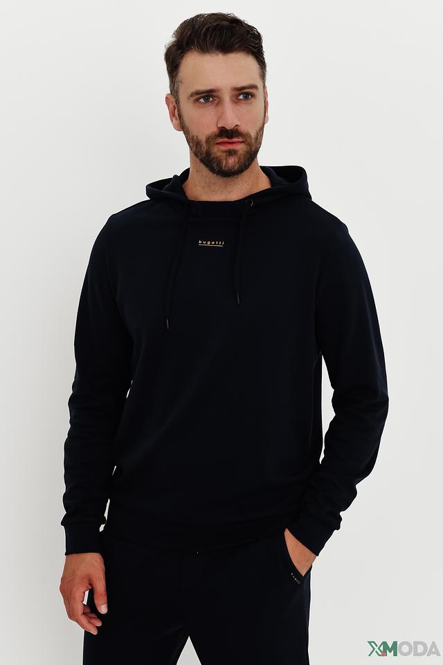 Толстовка Bugatti чёрная с логотипом