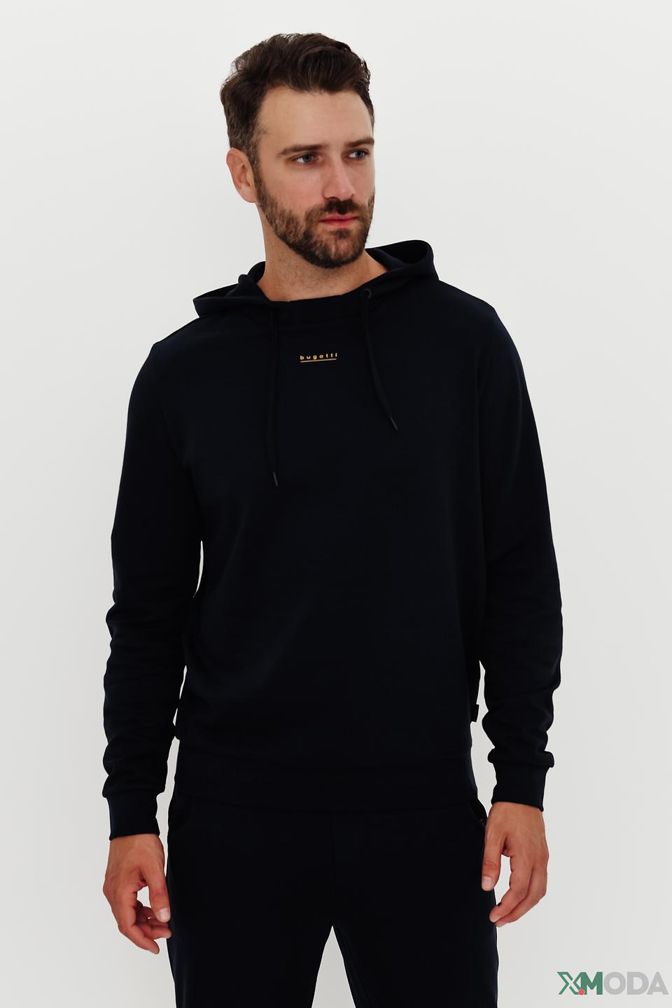 Толстовка Bugatti чёрная с логотипом
