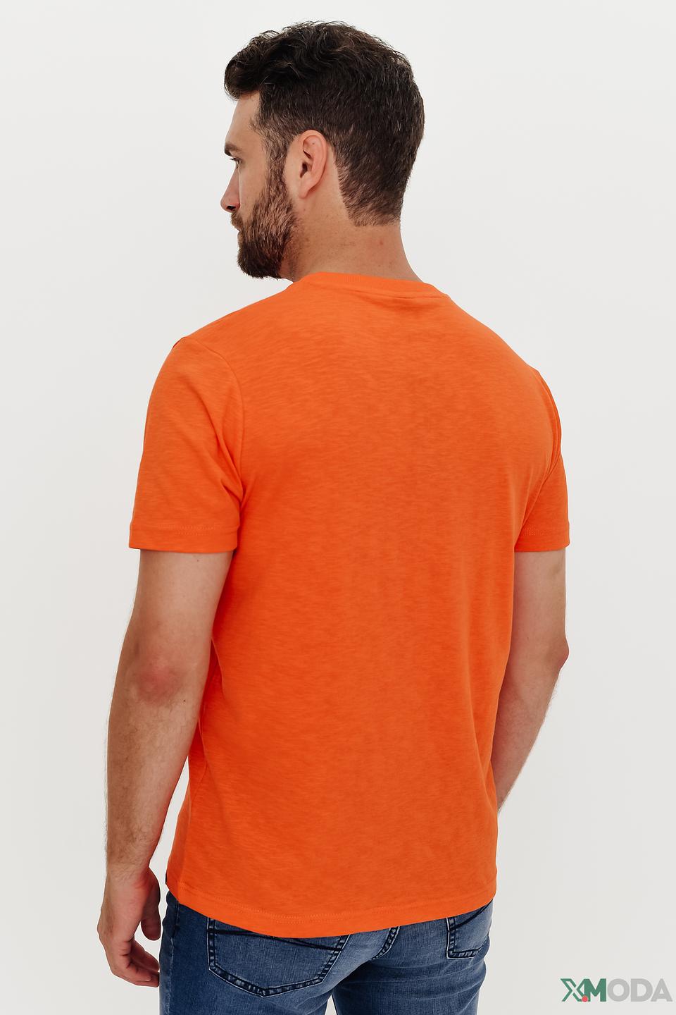 Футболка Lerros с принтом оранжевая