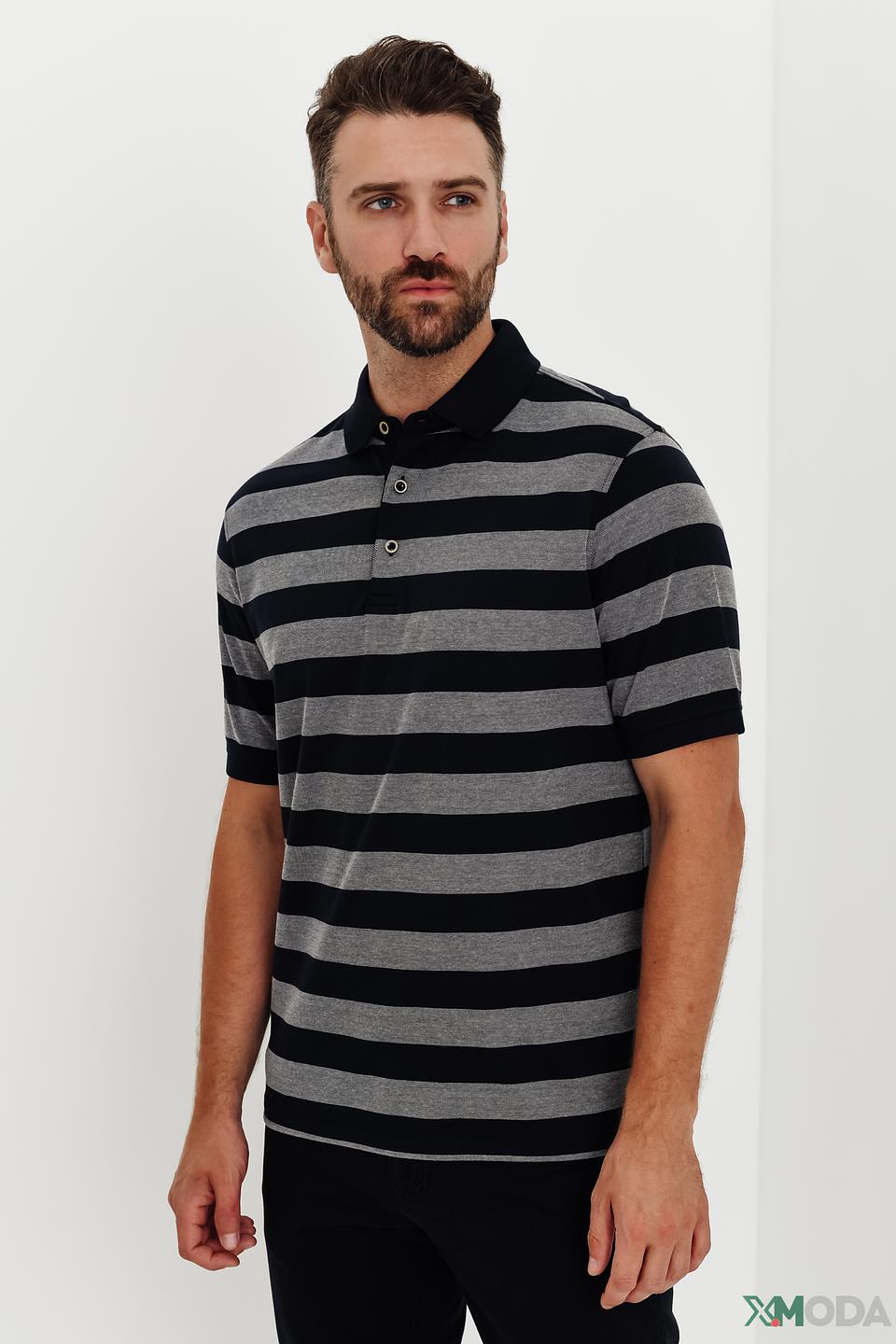 Поло Bugatti в полоску