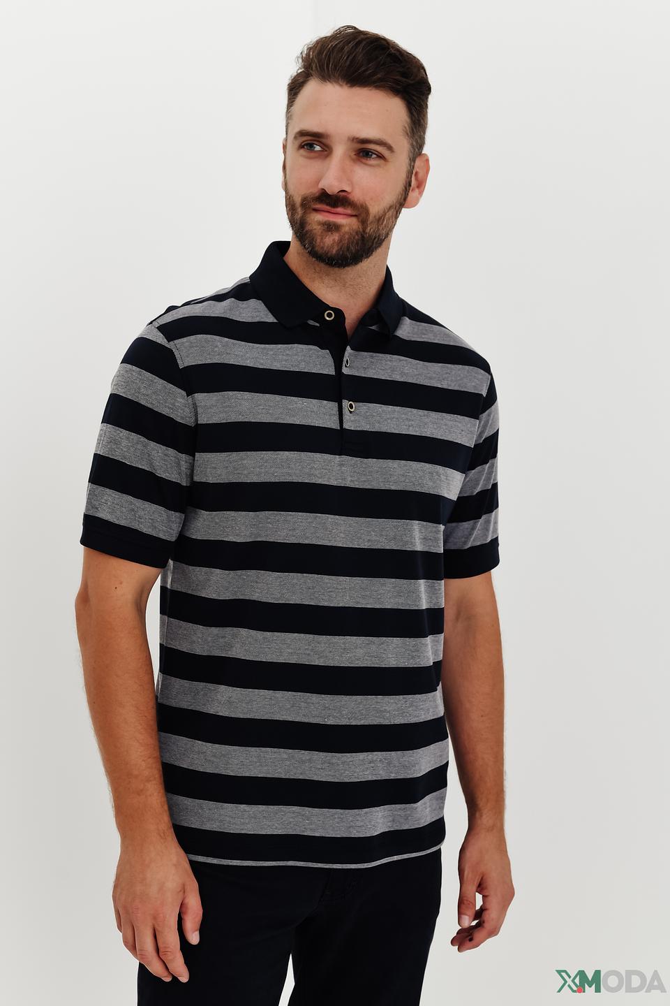 Поло Bugatti в полоску