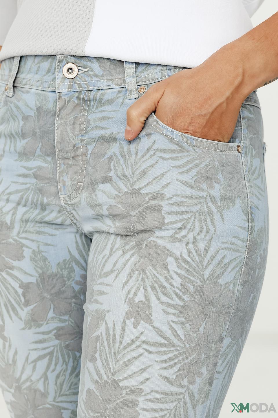 Джинсы Angels с цветочным принтом