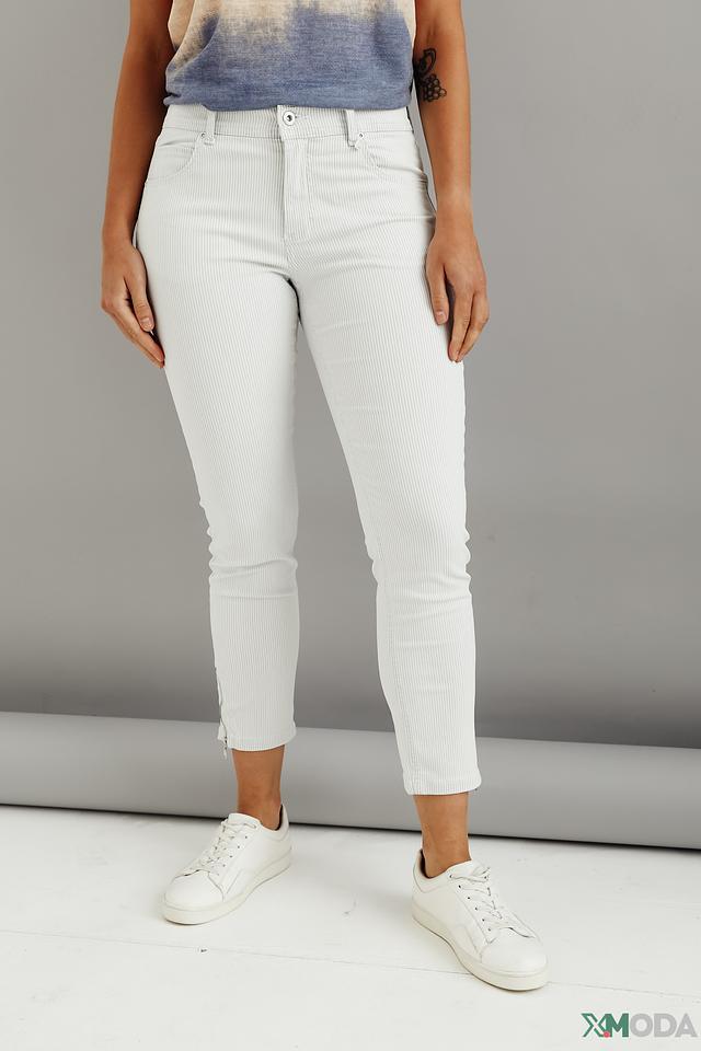 Джинсы Angels с полоской белые