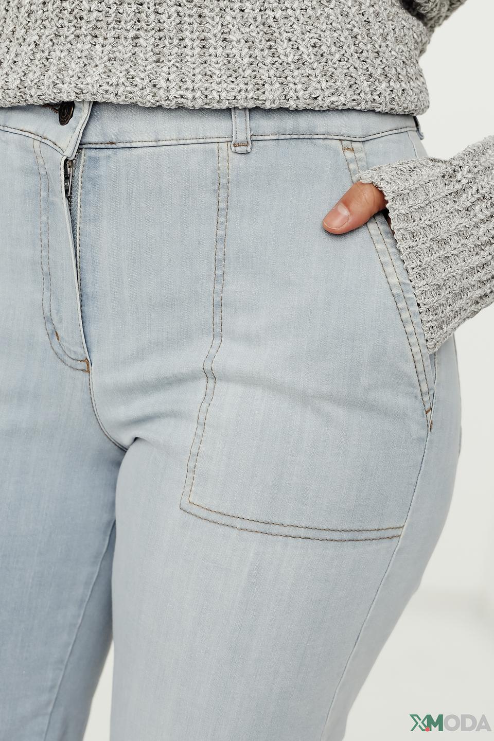 Брюки Bianca светло-голубые