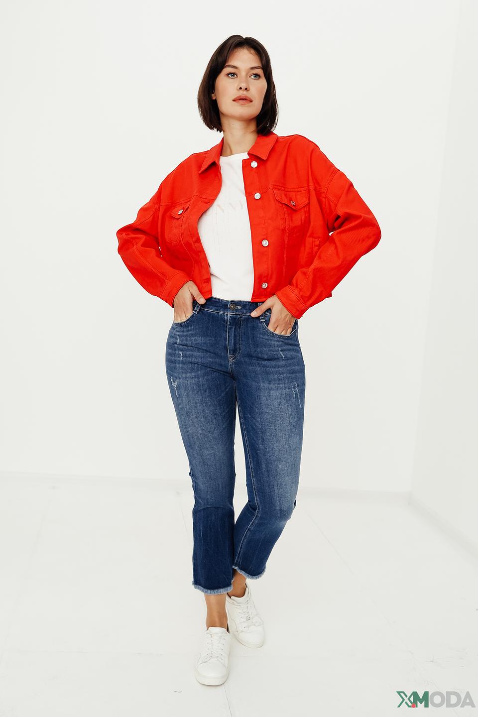 Жакет Monari красный укороченный