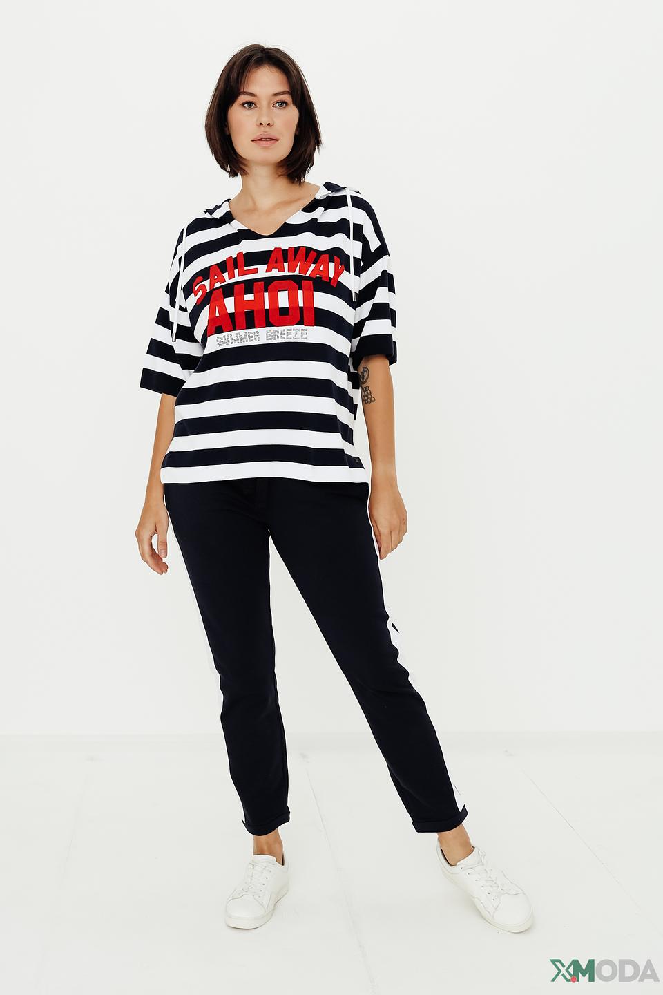 Брюки Monari темно-синие с полосой