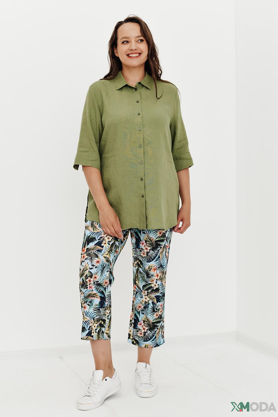 Рубашка Erfo оливковая