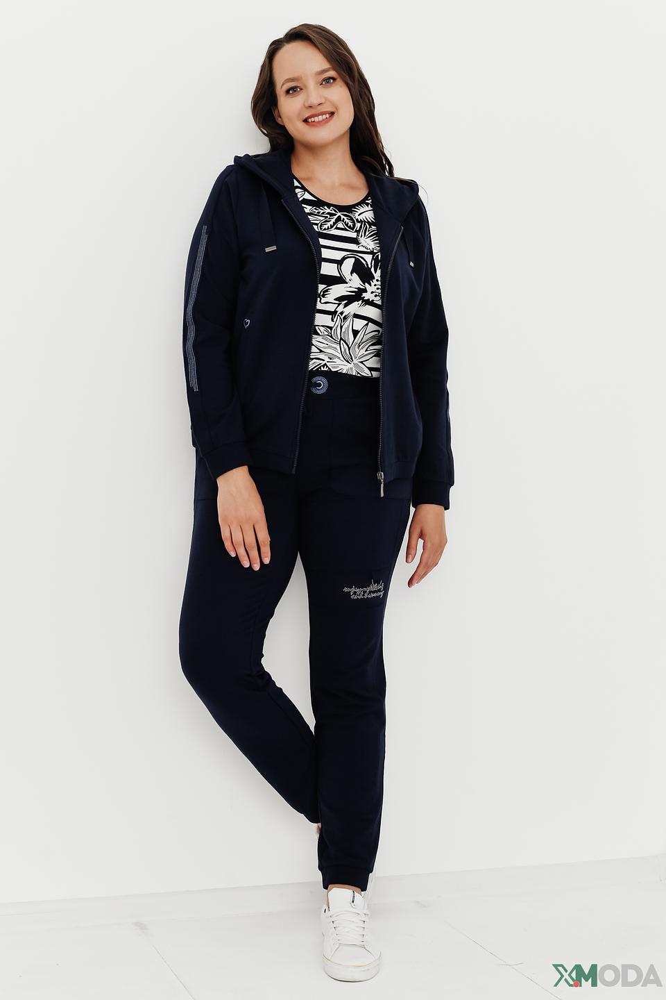 Брюки Lebek темно-синие