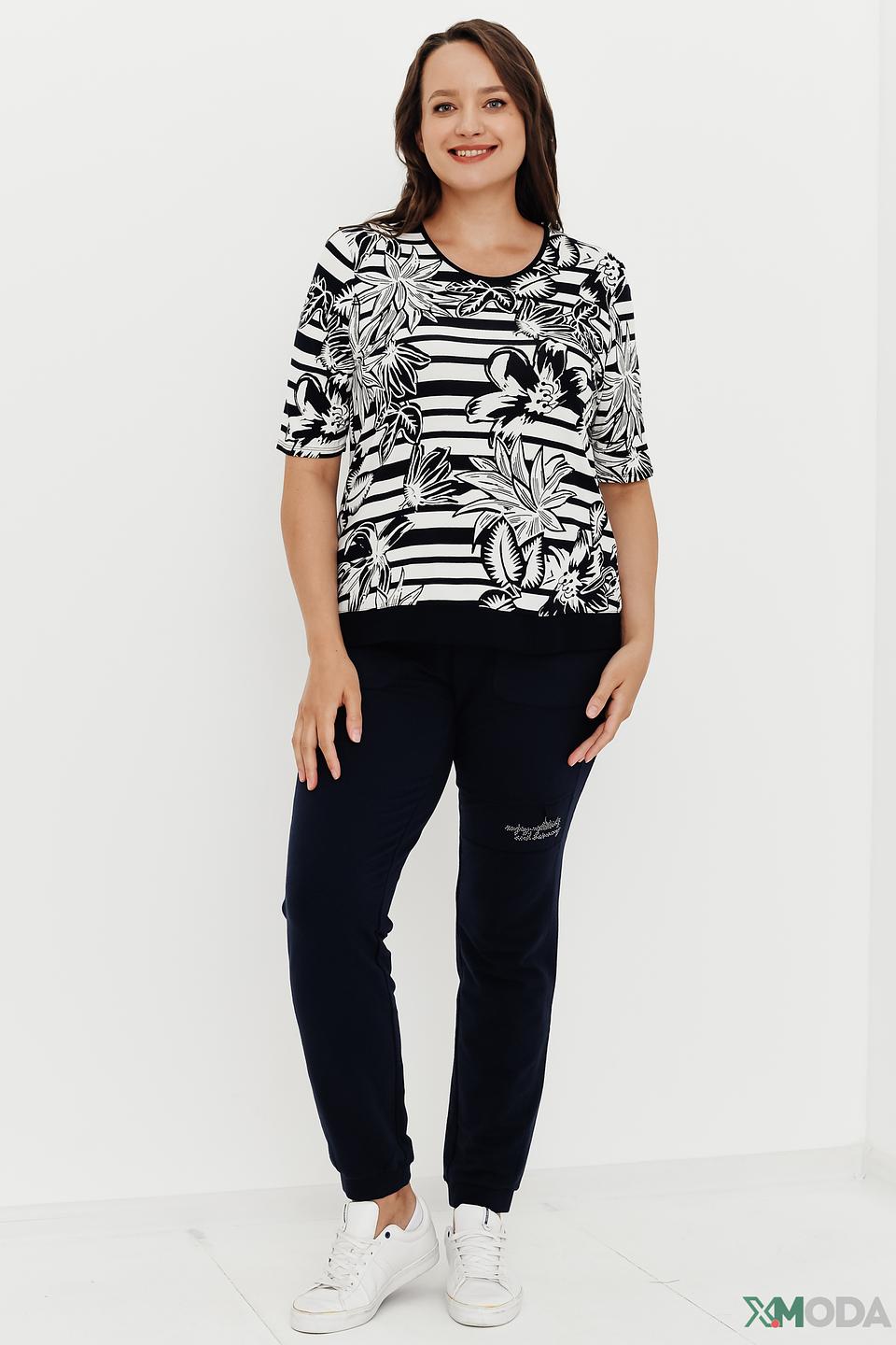 Брюки Lebek темно-синие