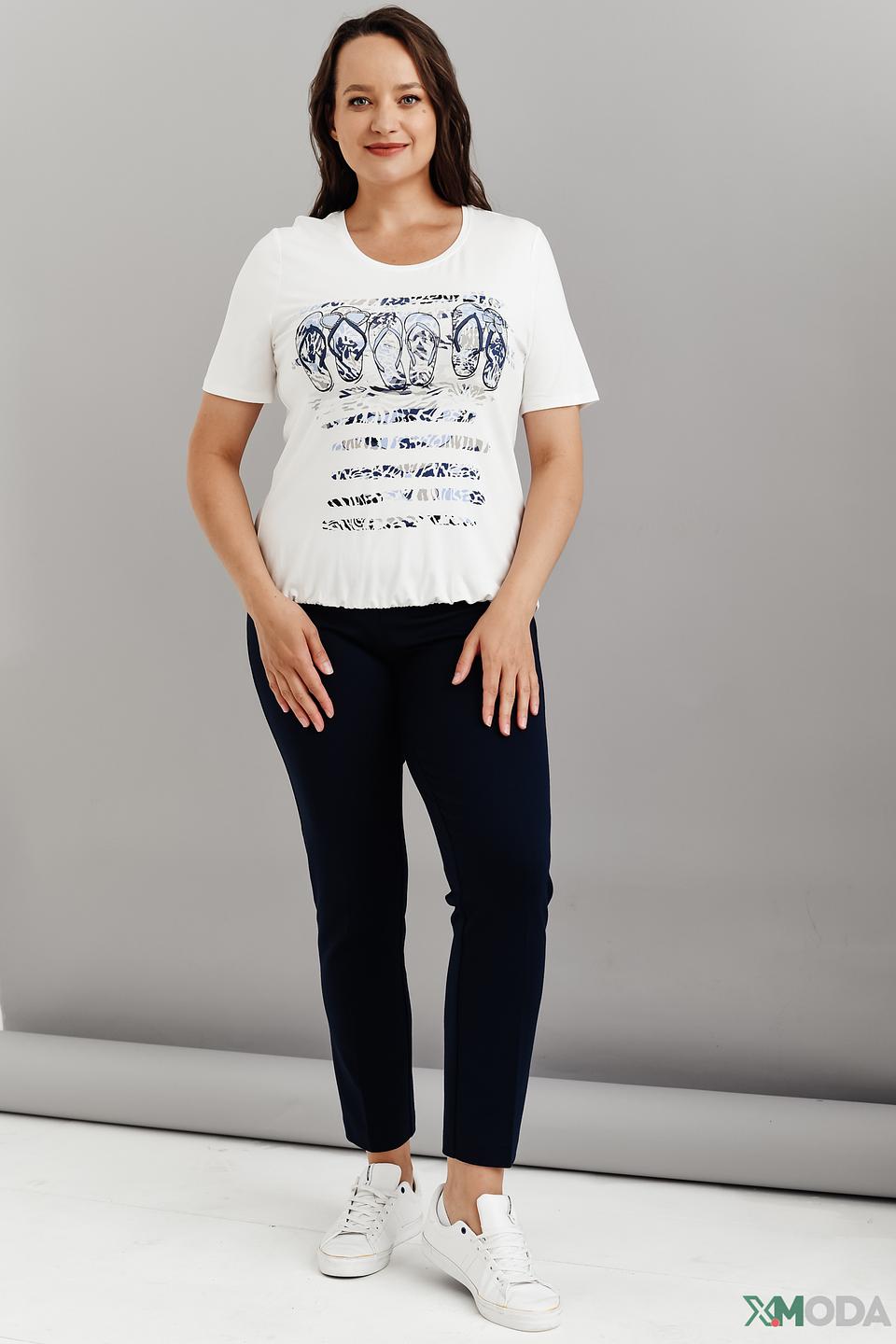 Футболка Lebek с принтом тапочек