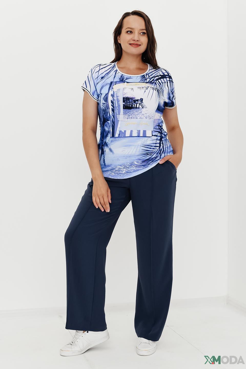 Блуза Rabe collection с тропическим принтом