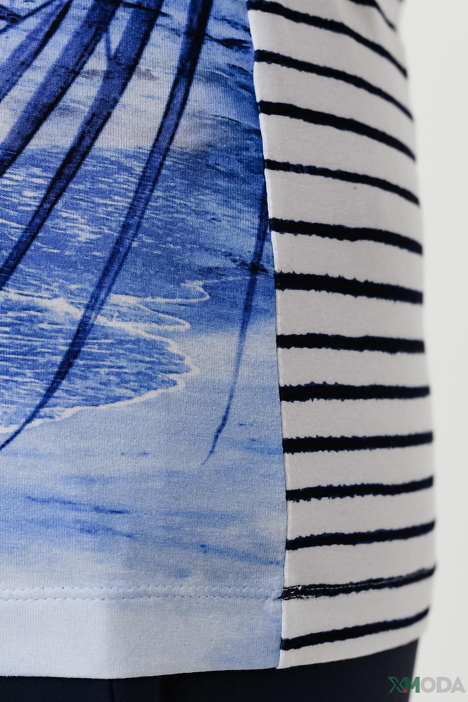 Блуза Rabe collection с тропическим принтом