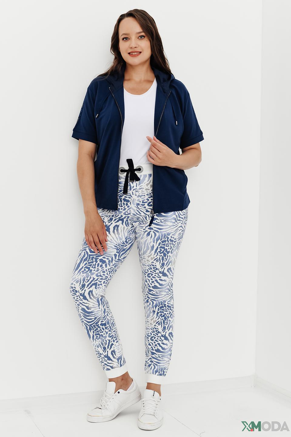 Толстовка Thomas Rabe синяя на молнии