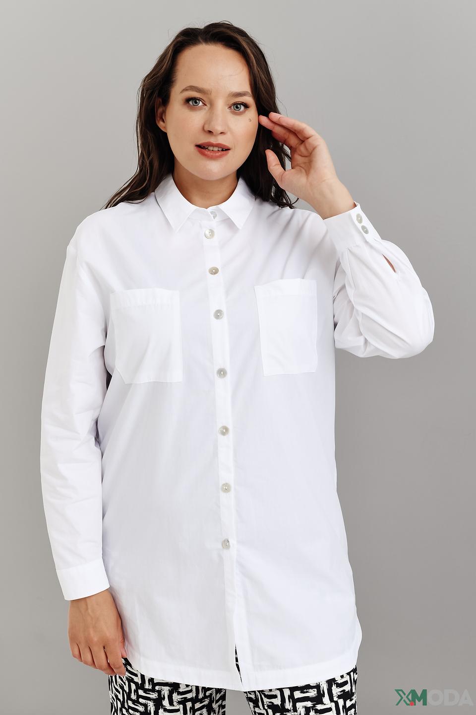 Рубашка Bianca оверсайз белая