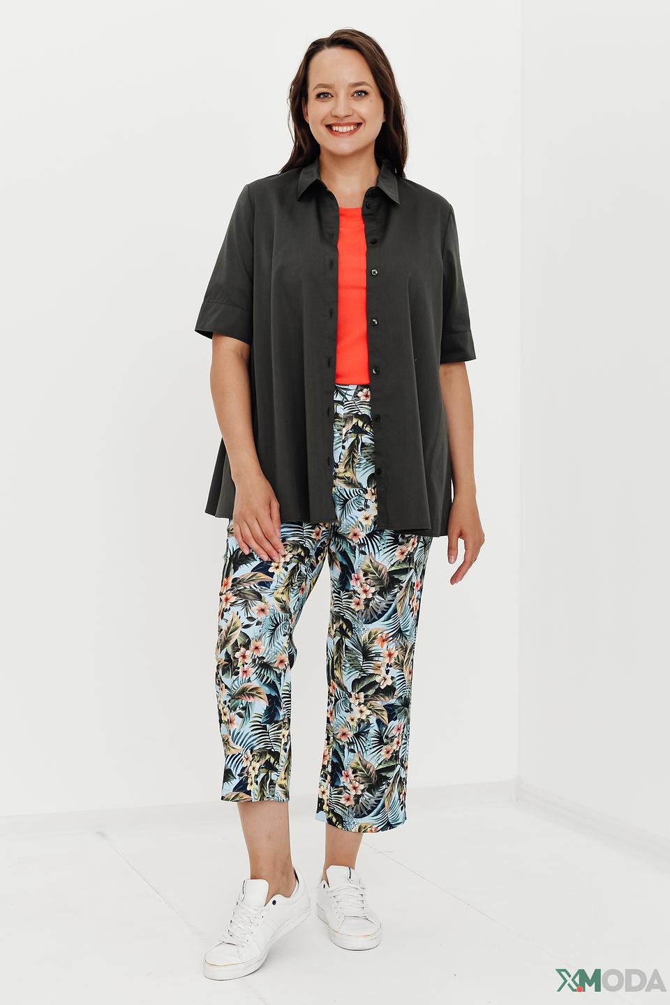 Брюки Thomas Rabe с тропическим принтом