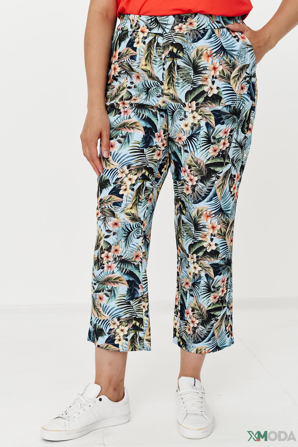 Брюки Thomas Rabe с тропическим принтом
