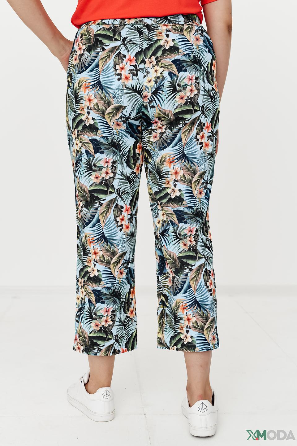 Брюки Thomas Rabe с тропическим принтом