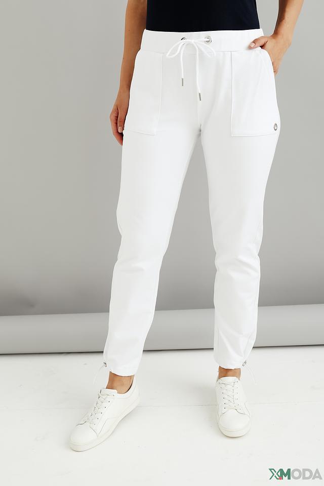 Брюки Lisa Campione белые с резинкой