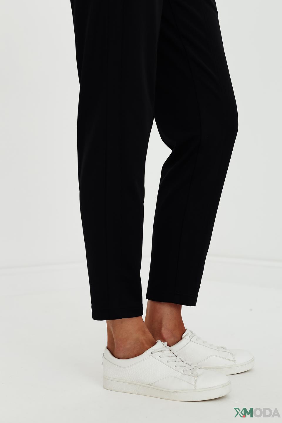 Брюки Taifun чёрные с манжетами