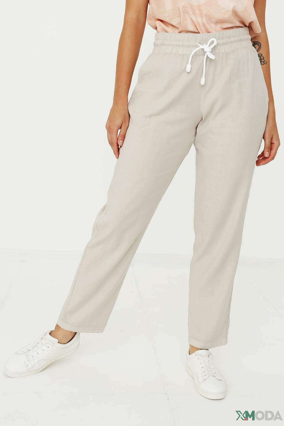 Брюки You Just White бежевые