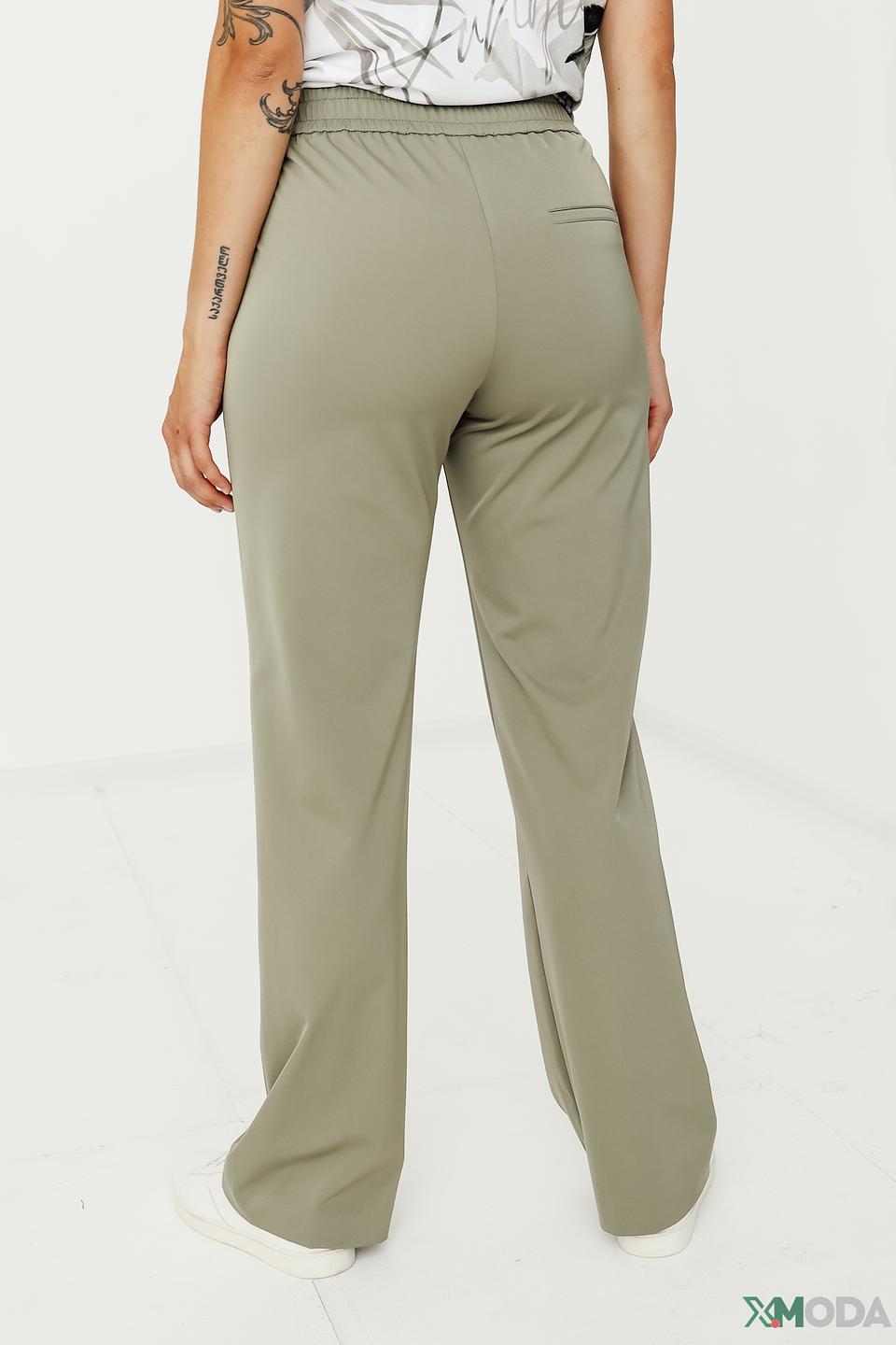 Брюки Bianca хаки с поясом