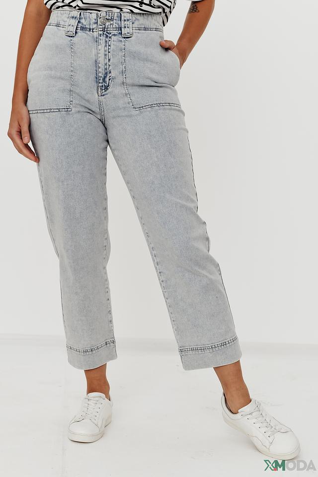 Джинсы Oui серые кюлоты