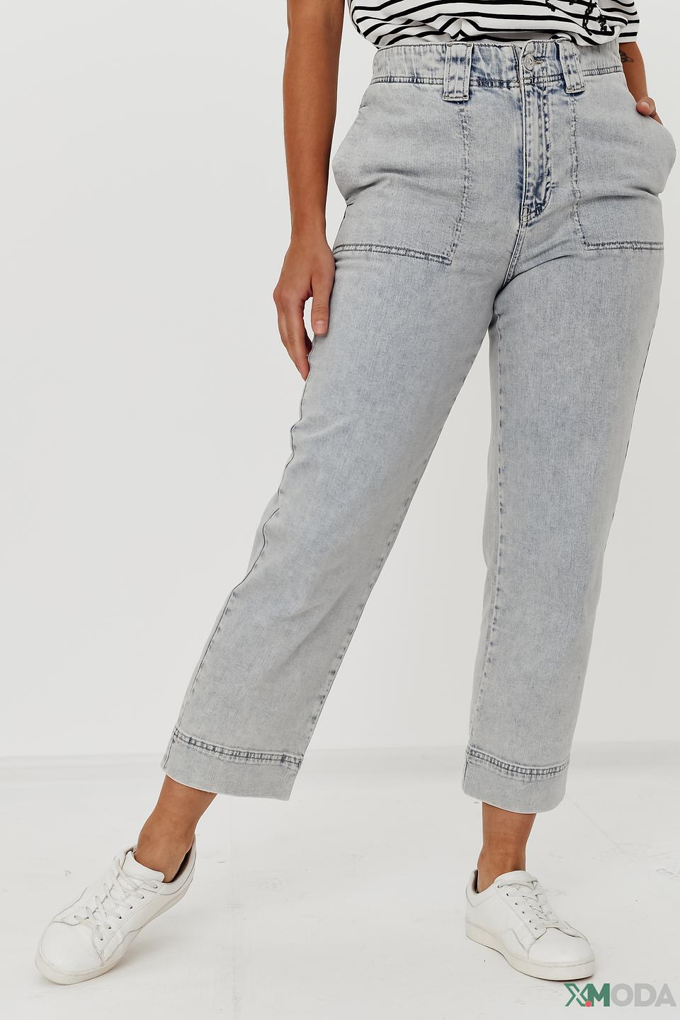 Джинсы Oui серые кюлоты