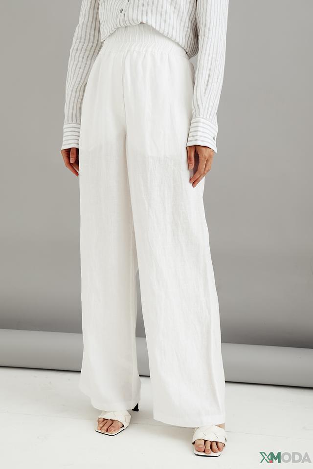 Брюки Marc Aurel широкие белые
