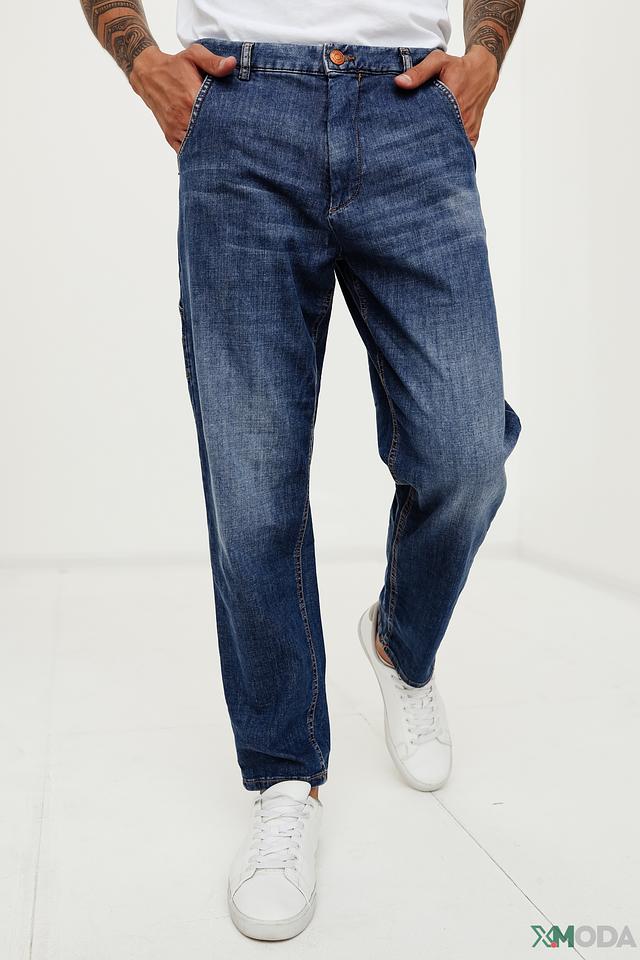 Джинсы Gaudi карго синие