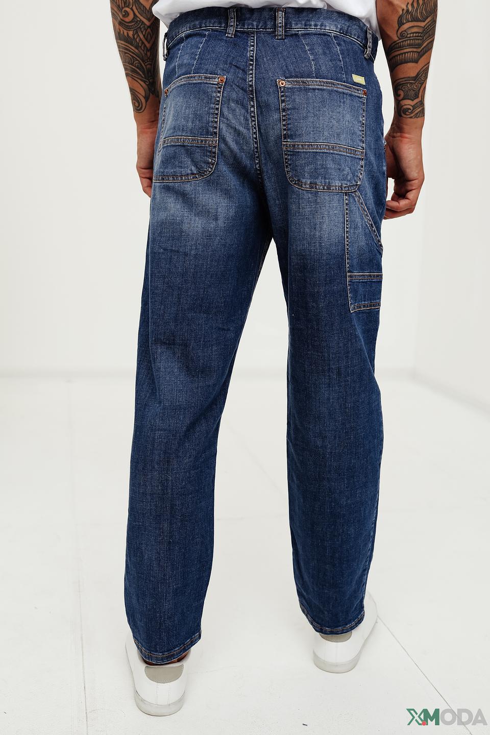 Джинсы Gaudi карго синие