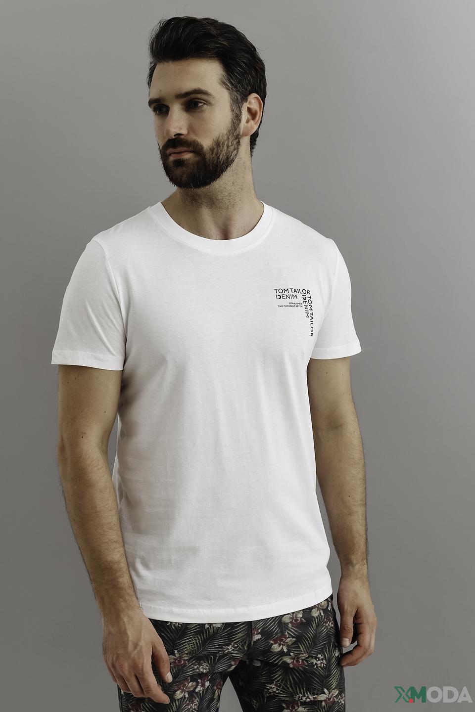 Футболка Tom Tailor denim boy белая