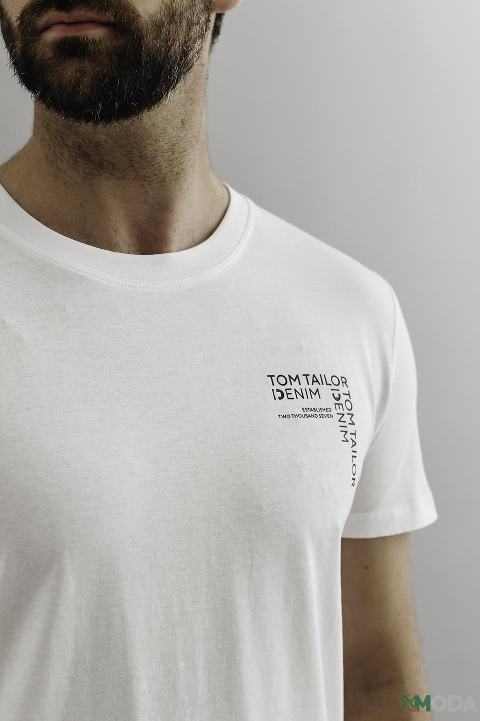 Футболка Tom Tailor denim boy белая