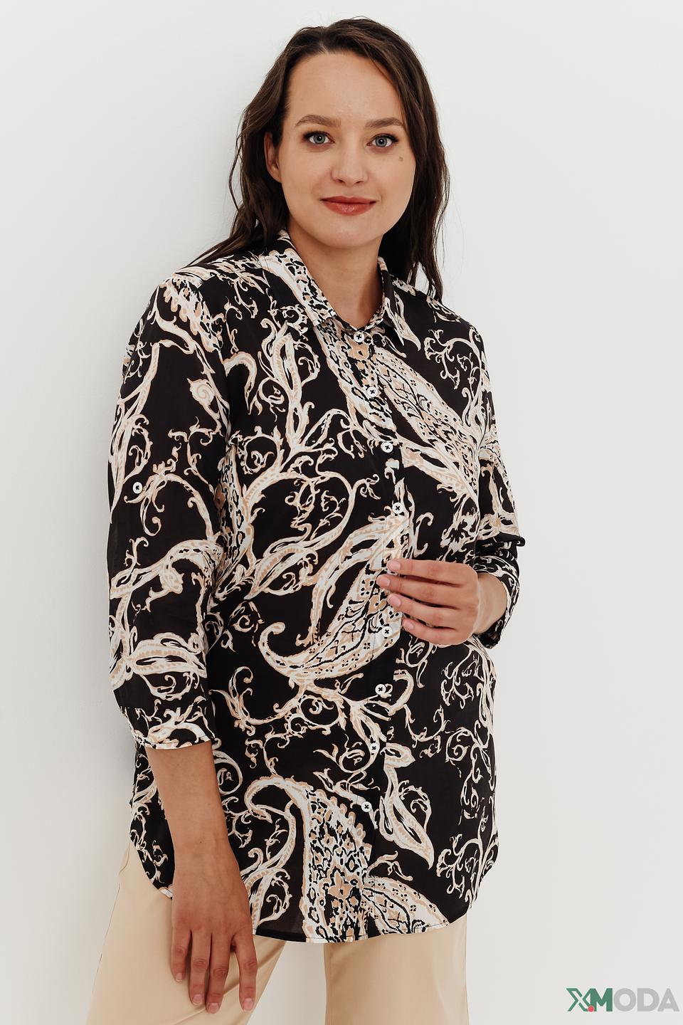 Рубашка Erfo с принтом