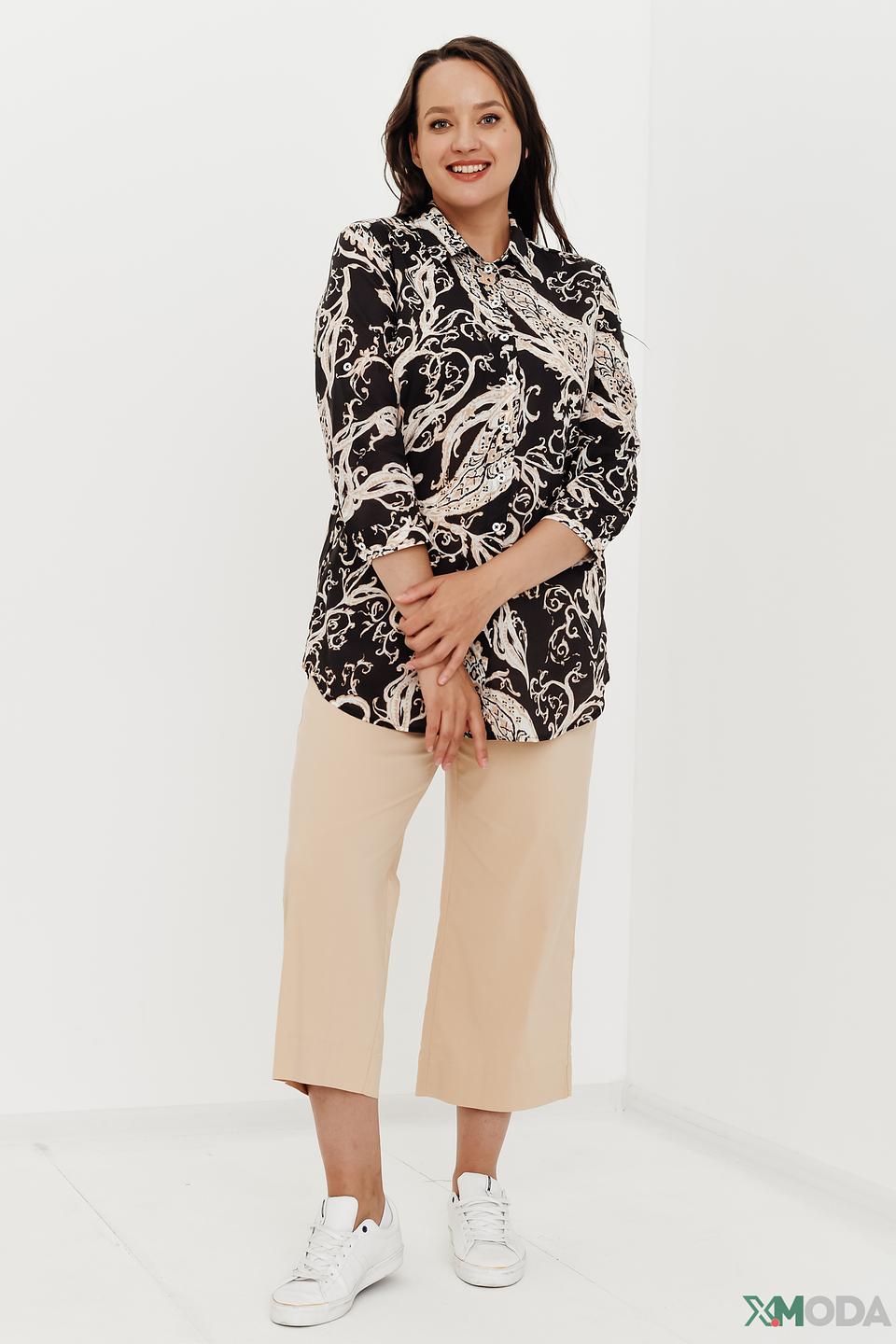 Рубашка Erfo с принтом