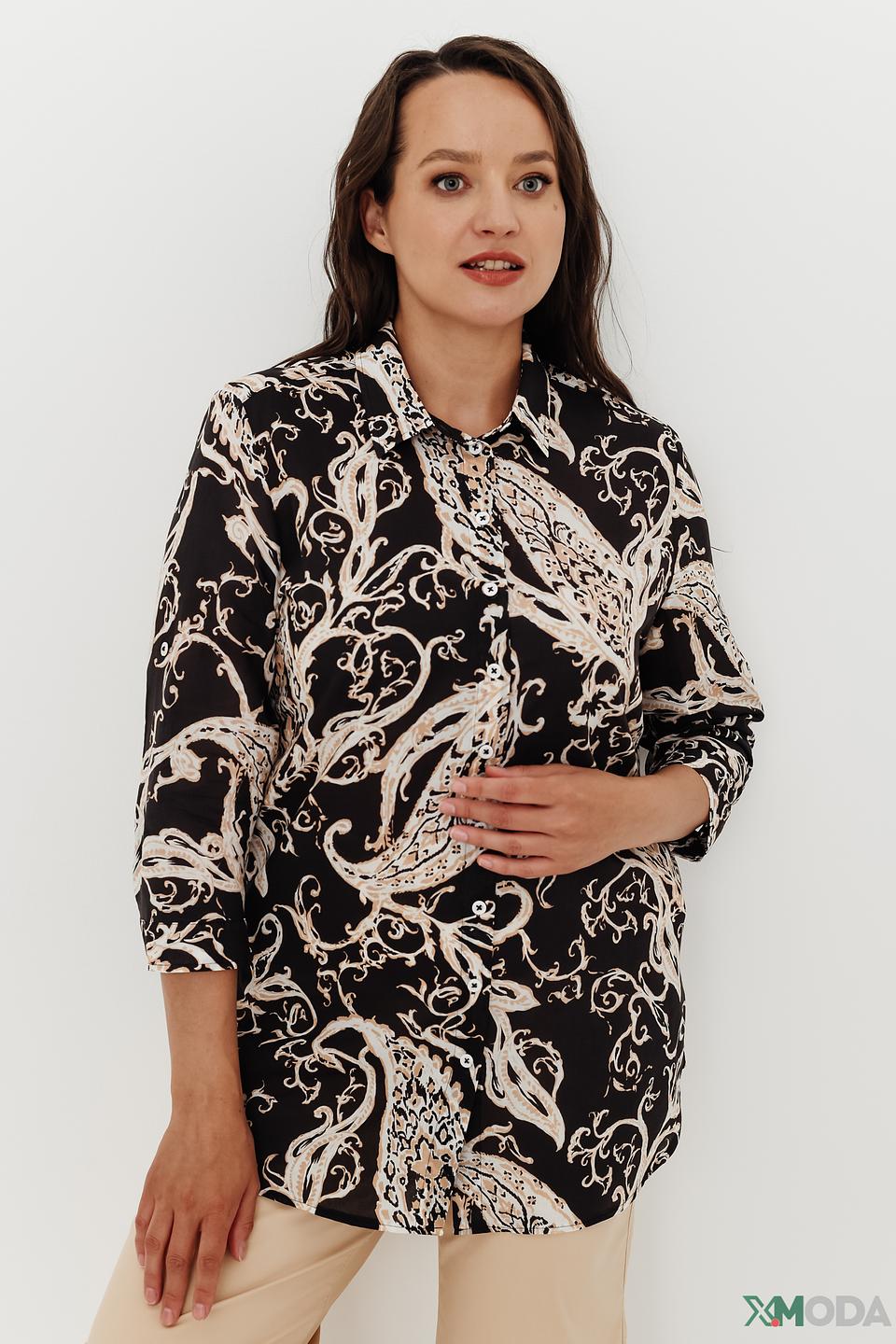 Рубашка Erfo с принтом